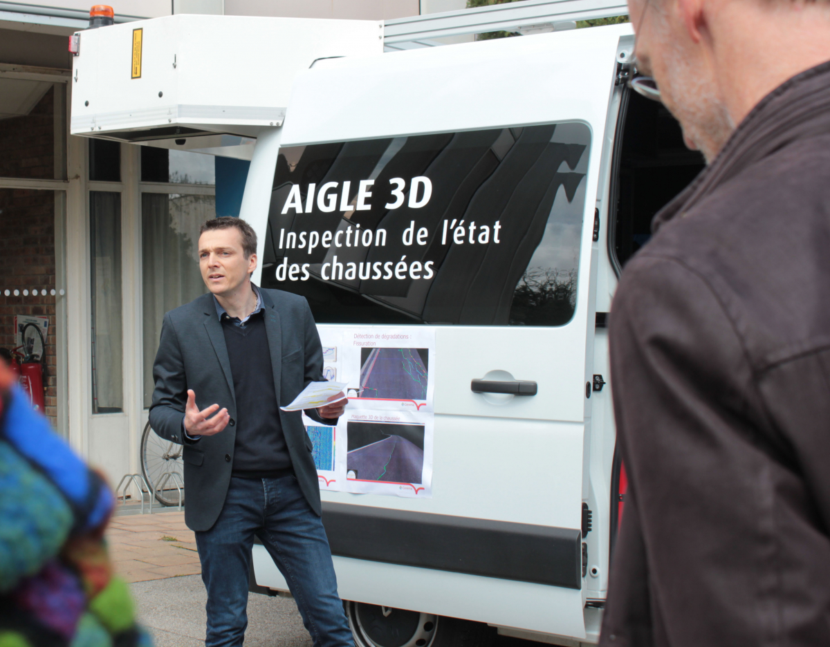 Présentation du véhicule AIGLE 3D par Sébastien WASNER (Laboratoire d'Aix-en-Provence, Cerema Méditerranée)