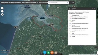 Capture d'écran de la cartographie