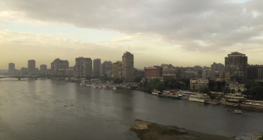 Vue du Nil au Caire