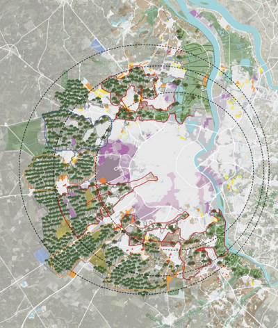 Carte représentant la stratégie opérationnelle 