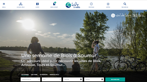Site web "la Loire à vélo"