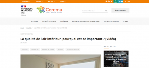 Site : https://www.cerema.fr/fr/actualites/qualite-air-interieur-pourquoi-est-ce-important-video