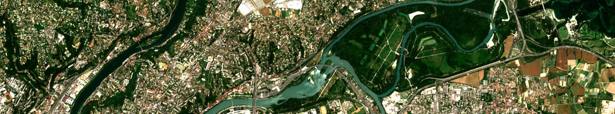 vue satellite de Lyon