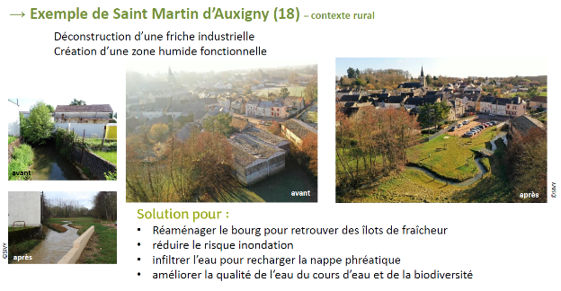Exemple de Saint Martin d'Auxigny (18) - Contexte rural