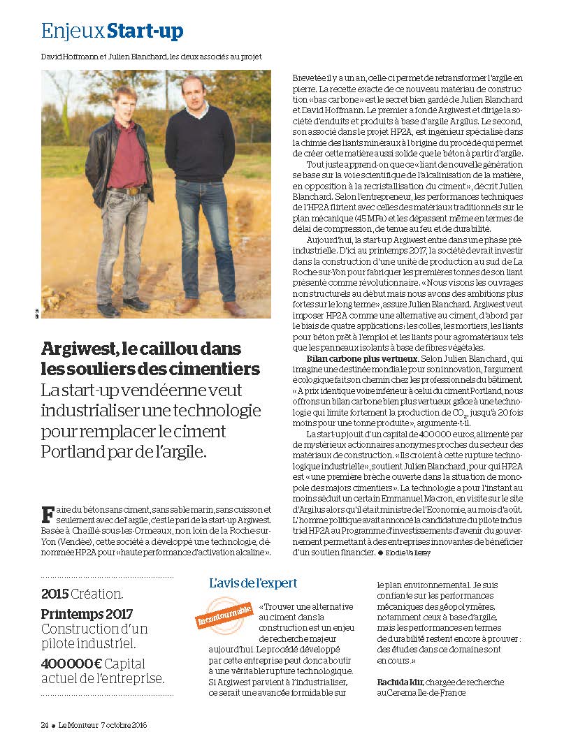 Avis d’expert Cerema sur la technologie française HP2A - le Moniteur