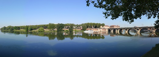 Toulouse vue de la Garonne 