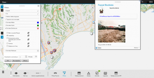 Affichage flux Twitter en temps réel