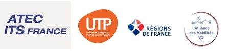 Logos ATEC ITS France UTP Régions de France