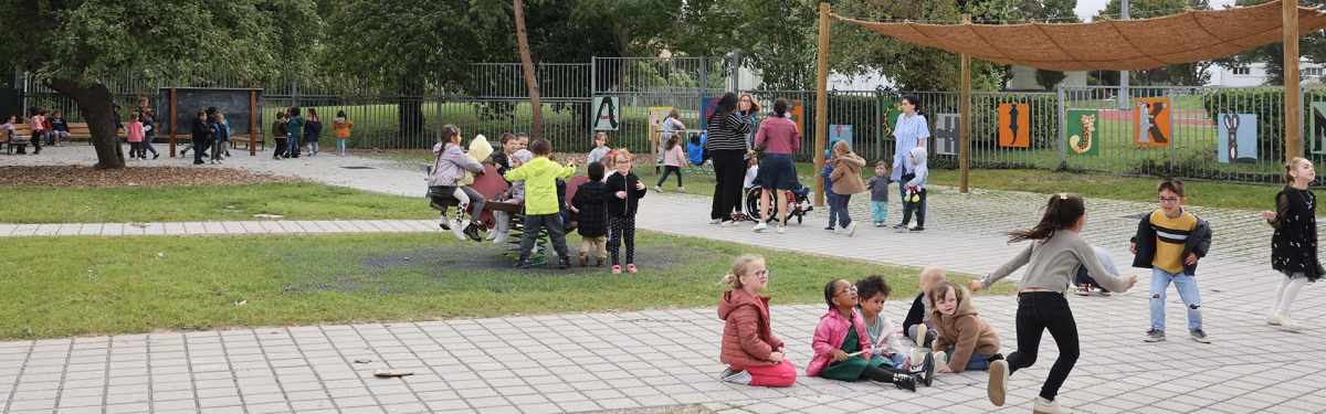 Cours d'école accessible