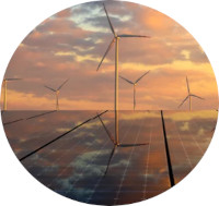 énergies renouvelables : éoliennes, panneaux photovoltaïques 