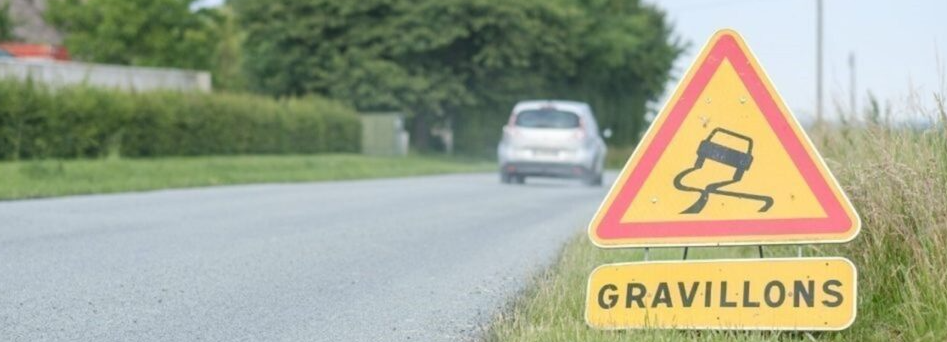 Gravillons sur RD du Gard