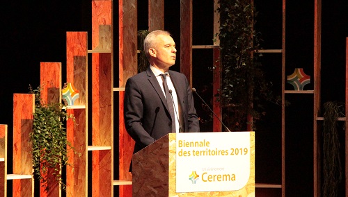 François De Rugy lors de la Biennale, intervention à la tribune