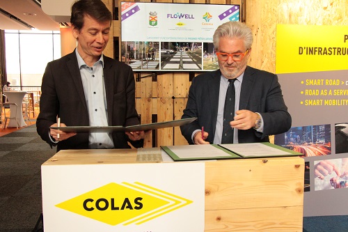 Signature du protocole d'accord entre le Cerema et le Groupe Colas