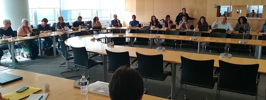 Vue de la salle lors de la journée