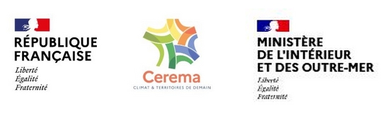 Logos Cerema et Intérieur