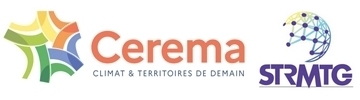 Logos Cerema et STRMTG