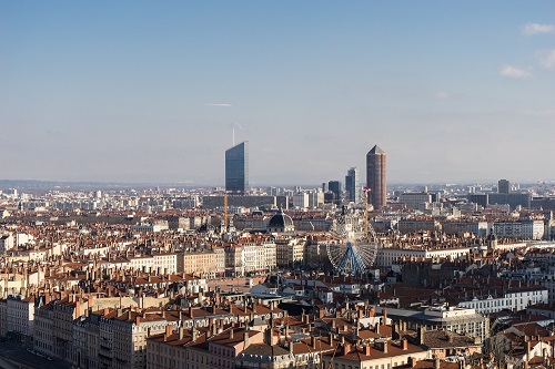 Vue panoramique de Lyon