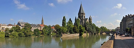 Vue de la ville de Metz