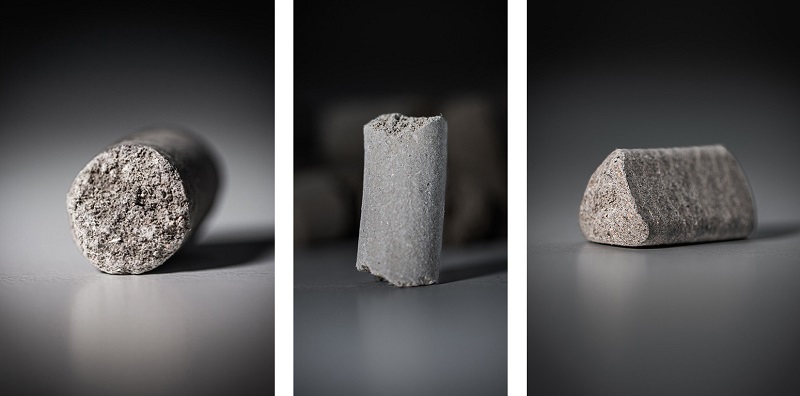 vue de granulats à différentes dimensions