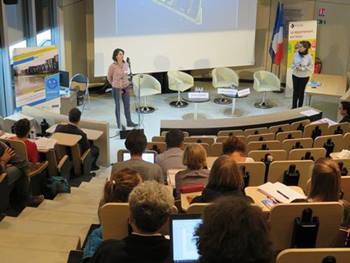 Guillemette Rolland et Nathalie Madrid du Conservatoire du littoral