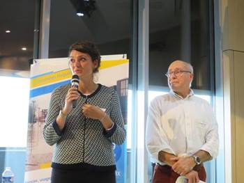 Eulalie Leclerc et Philippe Pinard de Bordeaux Métropole