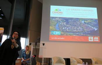 Catherine Riehl de la communauté d'agglomération du Grand Cahors