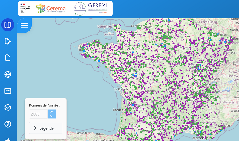vue du portail cartographique