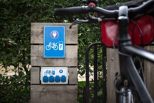 recharge de vélos électriques