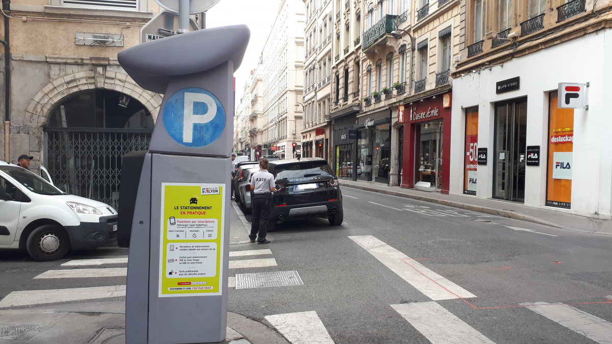 Stationnement payant à Lyon
