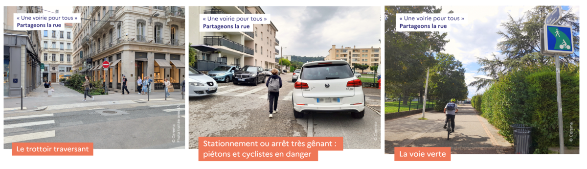 Copies d'écrans issues des brèves UVT