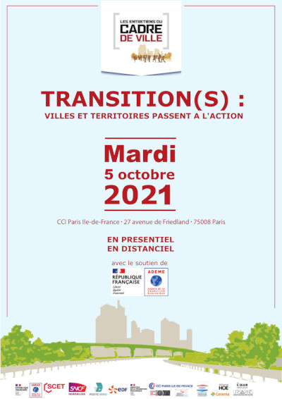 page de couverture du programme des 6e entretiens cadre de ville