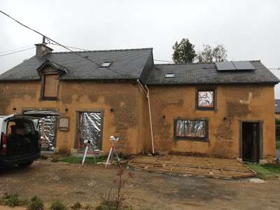 Maison en matériaux biosourcés instrumentée