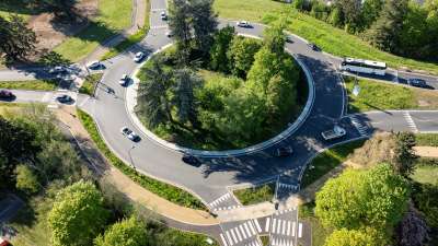Giratoire cyclable