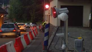Mesure du nombre d’occupants dans les véhicules à Jougne à la frontière franco-suisse