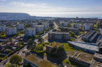 quartier prioritaire de la ville à Dieppe