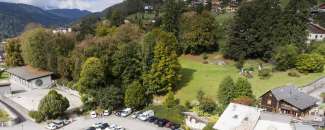 Taninges (74) vue aérienne