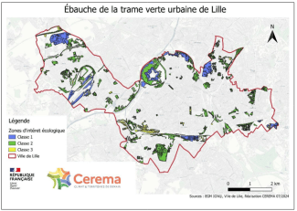 Ebauche trame urbaine de lille