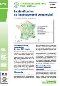 SCot Grenelle : Synthèse des entretiens n°10, Planification et aménagement commercial