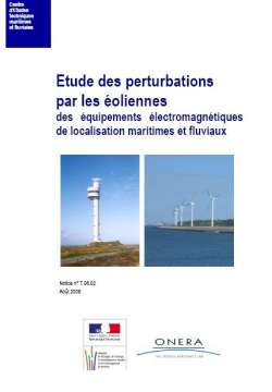 Etudes des perturbations par les éoliennes des équipements électromagnétiques de localisation maritimes et fluviaux