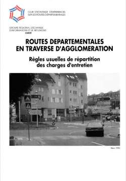 Routes départementales en traverse d'agglomération. Règles usuelles de répartition des charges d'entretien