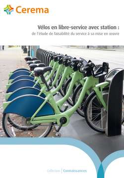 Vélos en libre-service avec station : de l’étude de faisabilité du service à sa mise en oeuvre