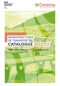 Couverture du catalogue sur les infrastructures de transport