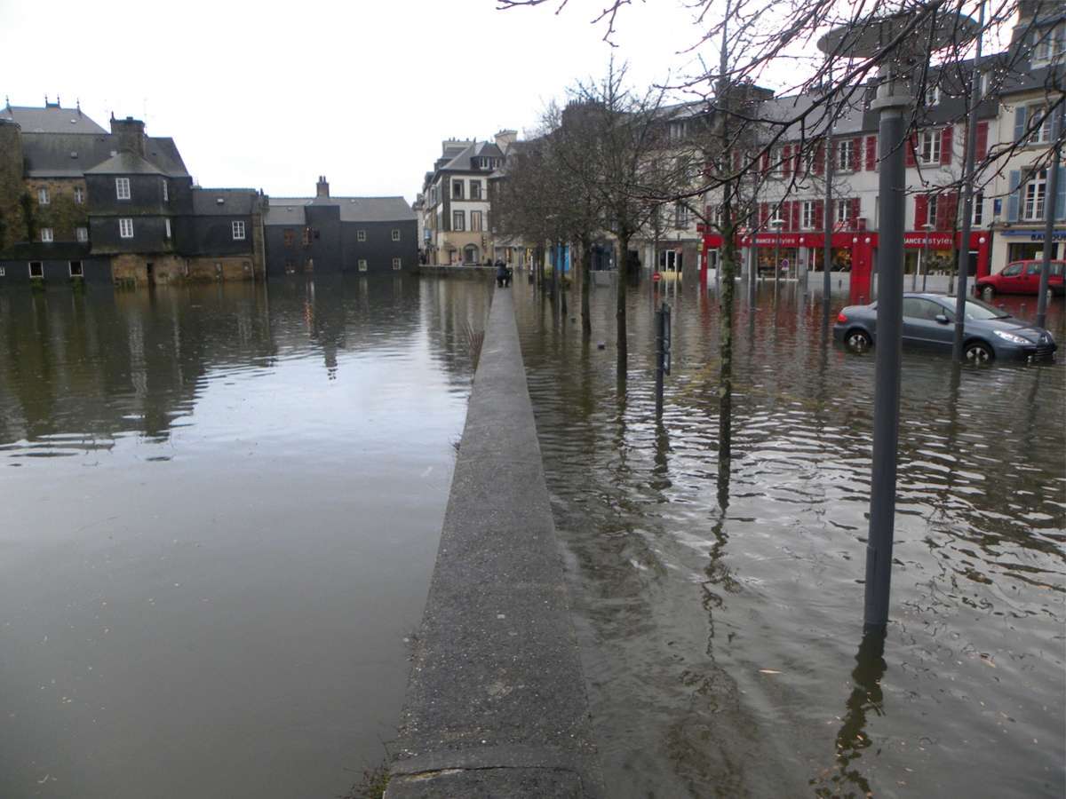 Inondation à Landerneau