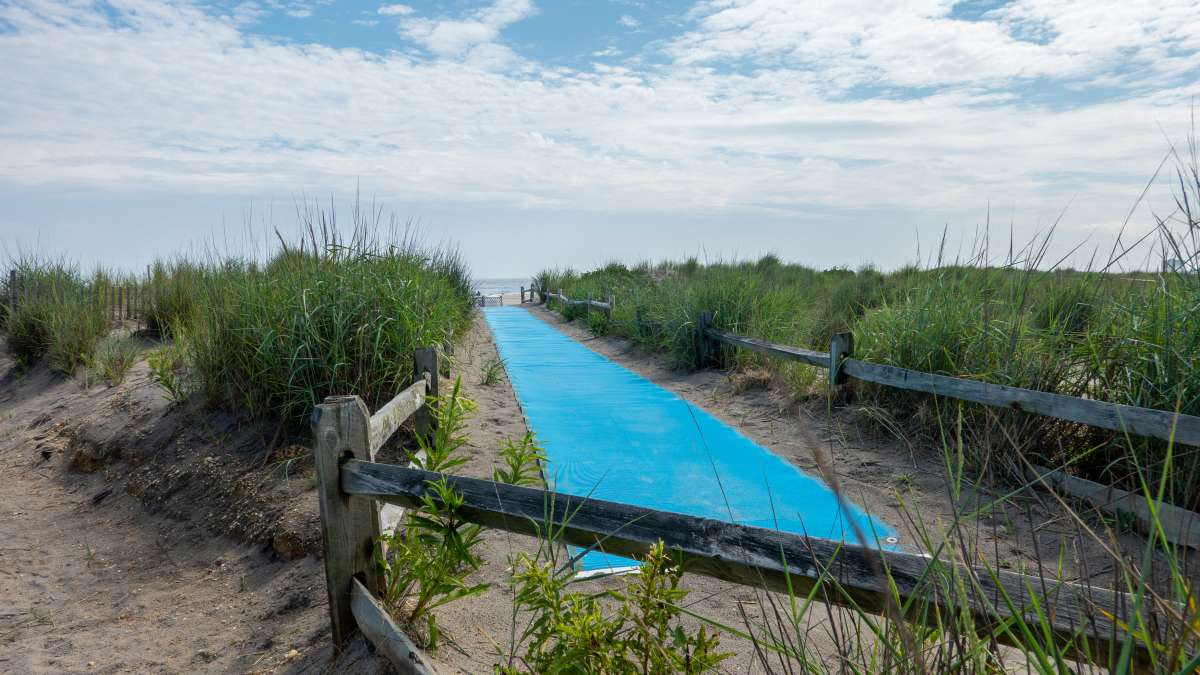 Plage accessible