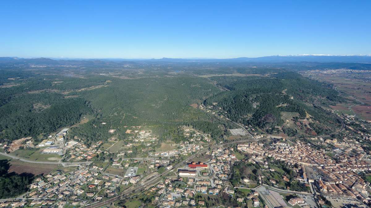 Survol en hélicoptère du Var 