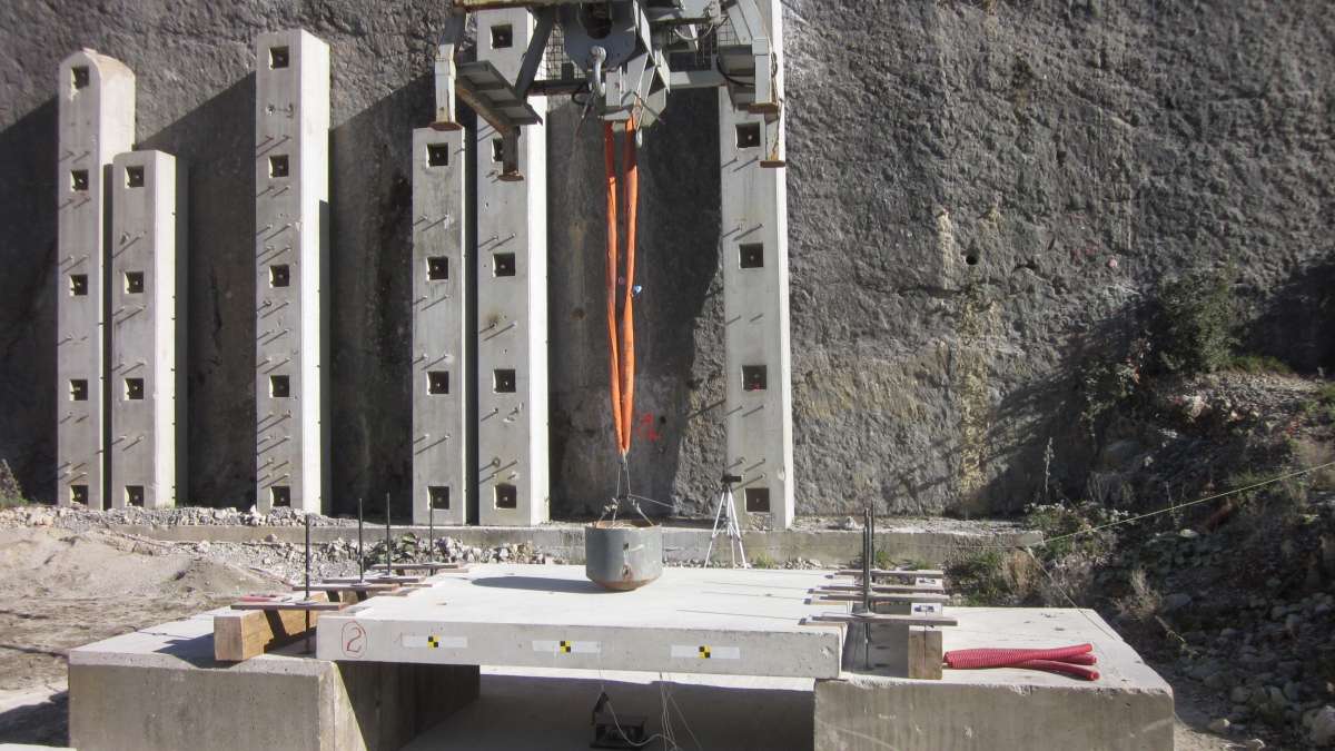 Essais d’impact sur dispositifs de protection