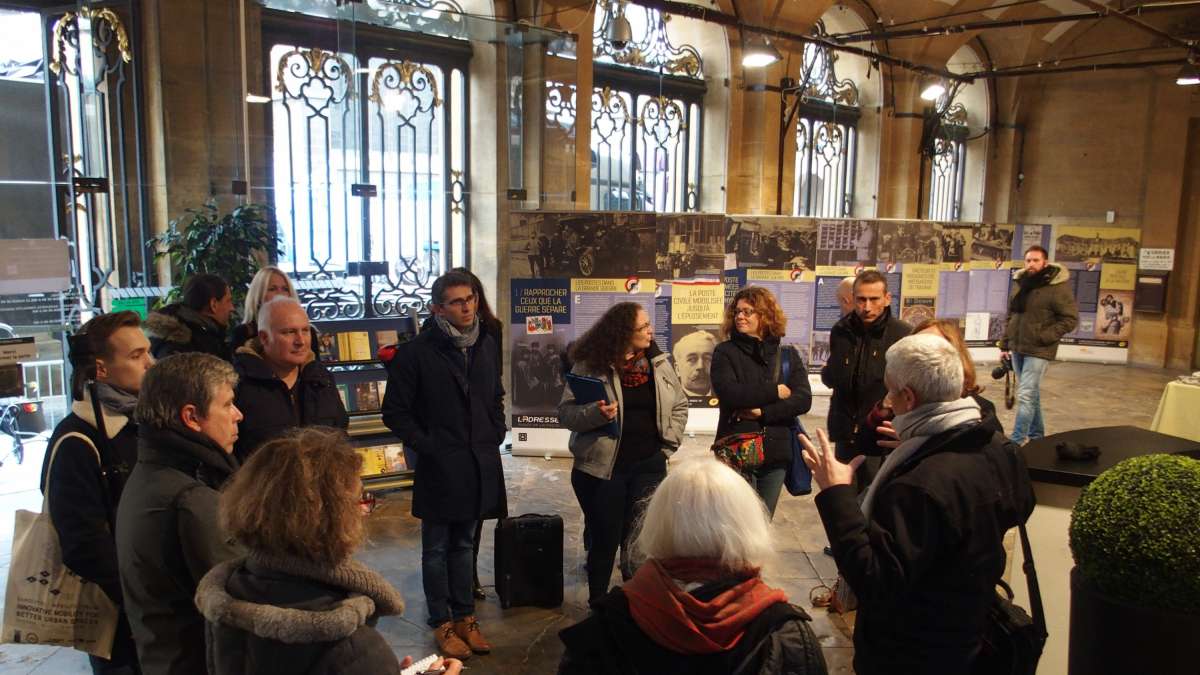 Visite de l'Hôtel de ville de Metz en introduction aux 5e ateliers collaboratifs annuels Cerema / collectivités sur l'accessibilité 