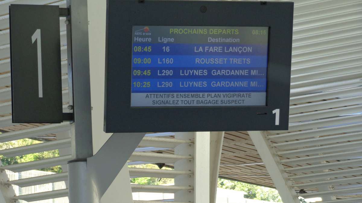 gare routière d'Aix en Provence