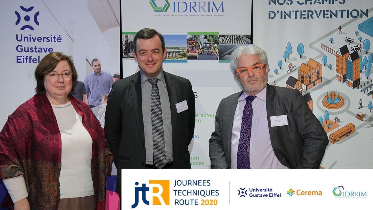 Ouverture des JTR: dirigeants de l'IDRRIm, de l'université G Eiffel et du cerema