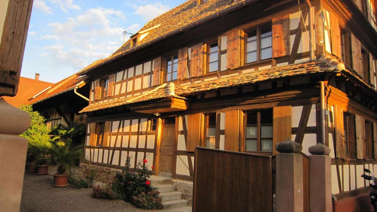 Gite étudié en Moselle, Fegersheim: maison typique Alsacienne
